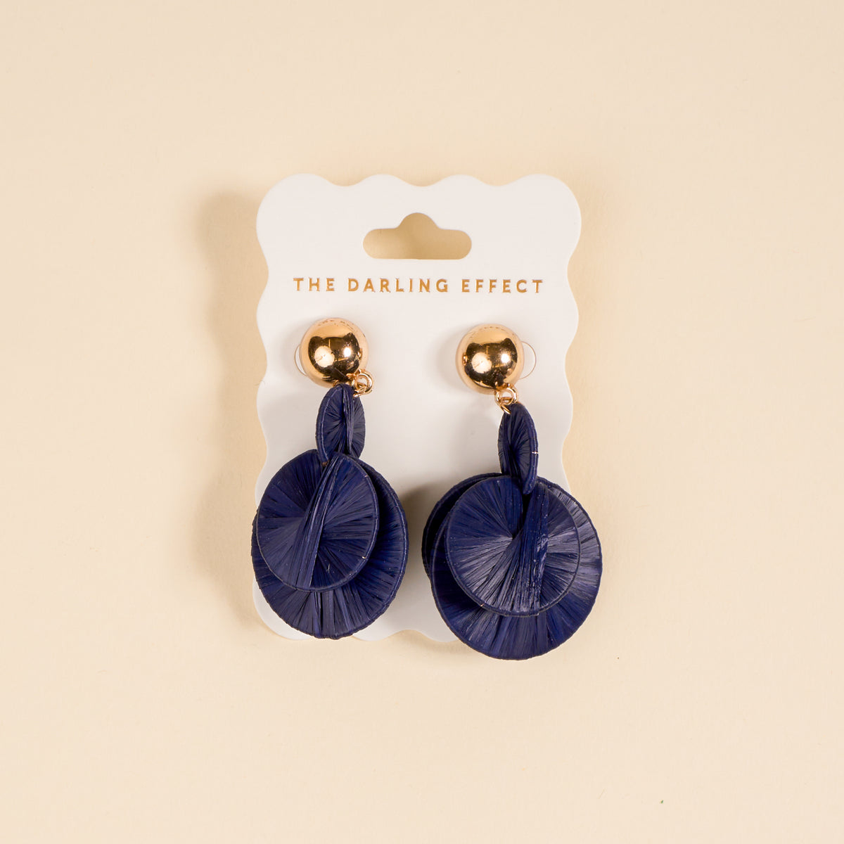 Navy Pretty and Polished Earrings