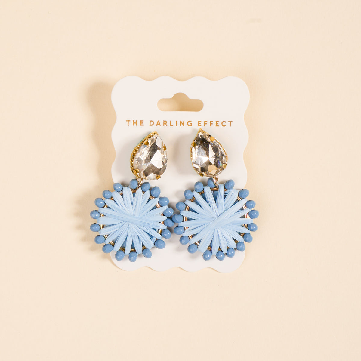 Periwinkle Radiant Gem Earrings