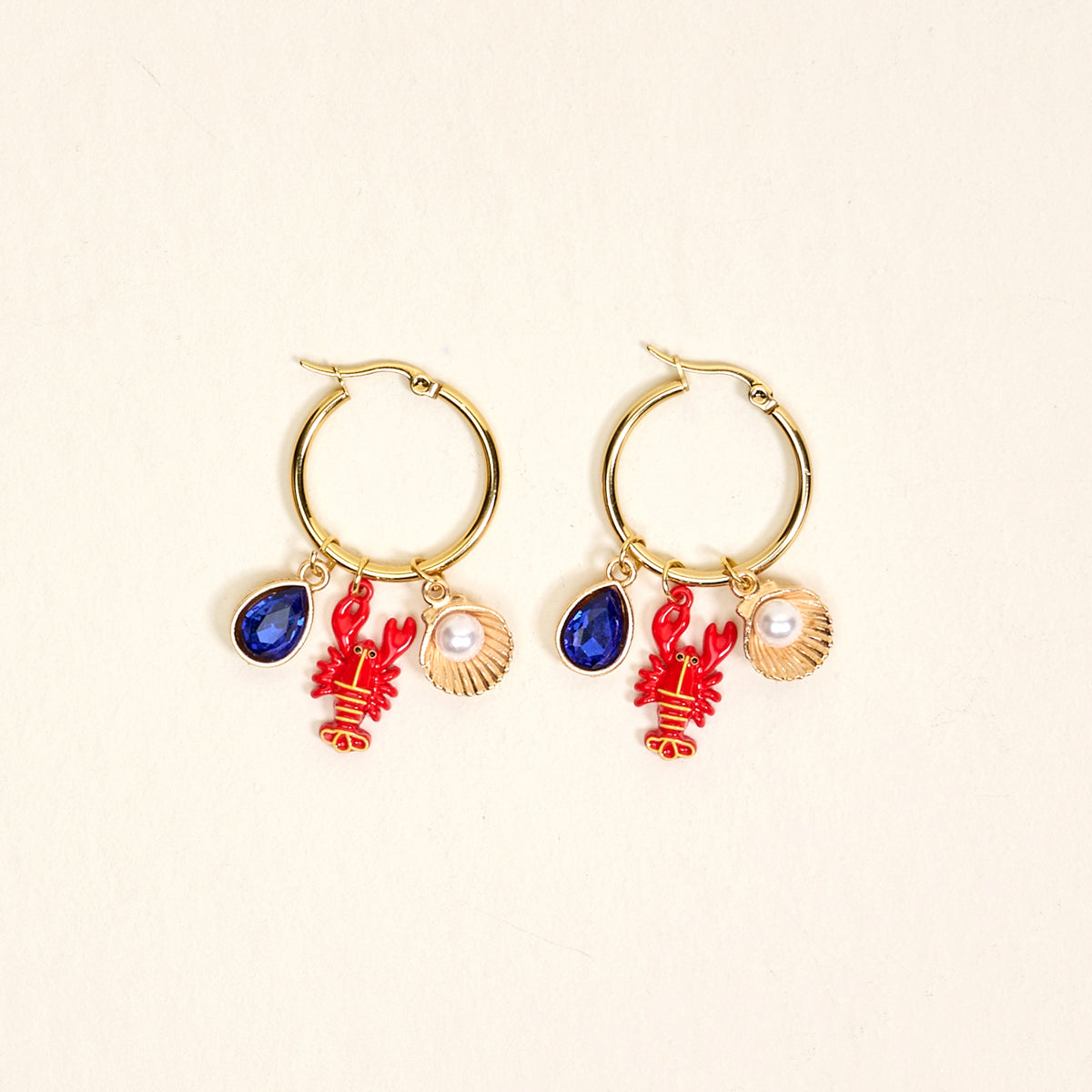 Under the Sea Signature Hoop Earrings