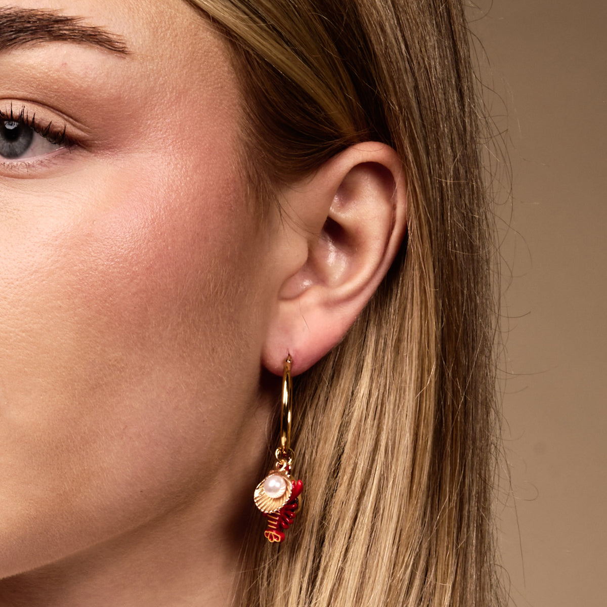 Under the Sea Signature Hoop Earrings