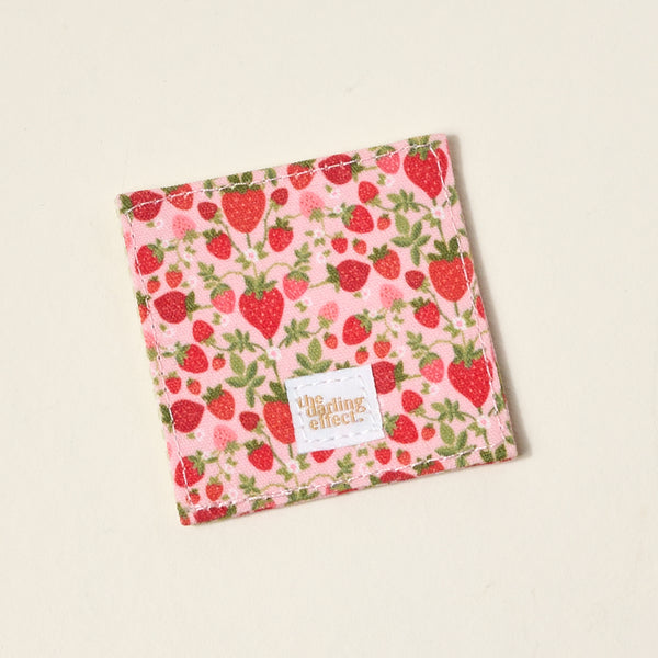 Strawberry Fields Corner Keeper Fabric Bookmark