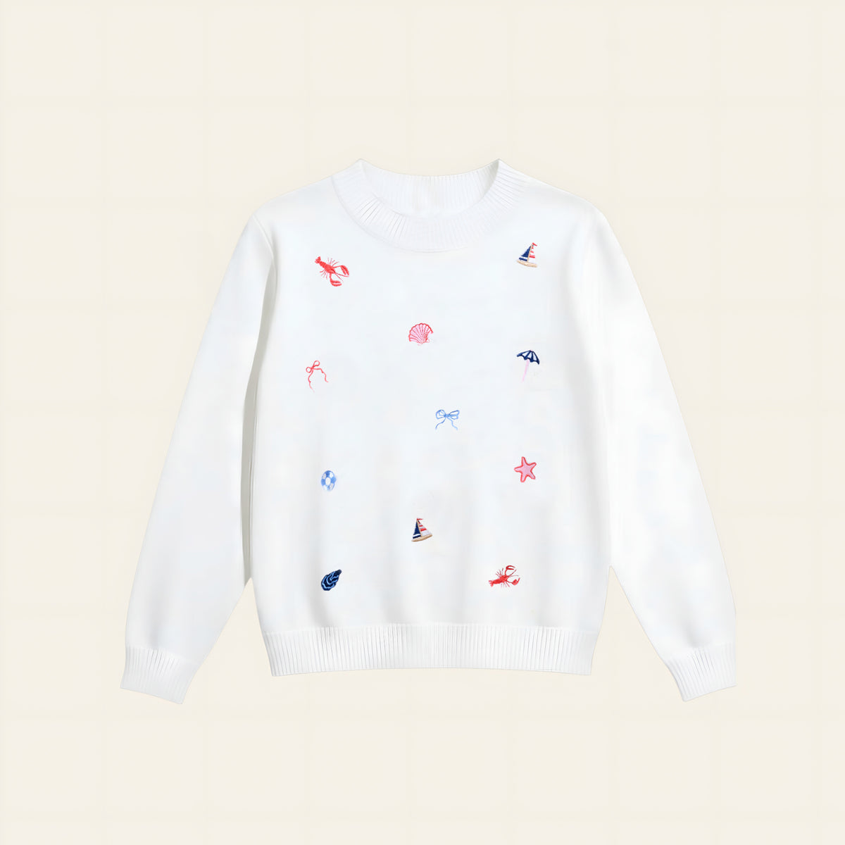 Seaside Haven Refined Knit Sweater