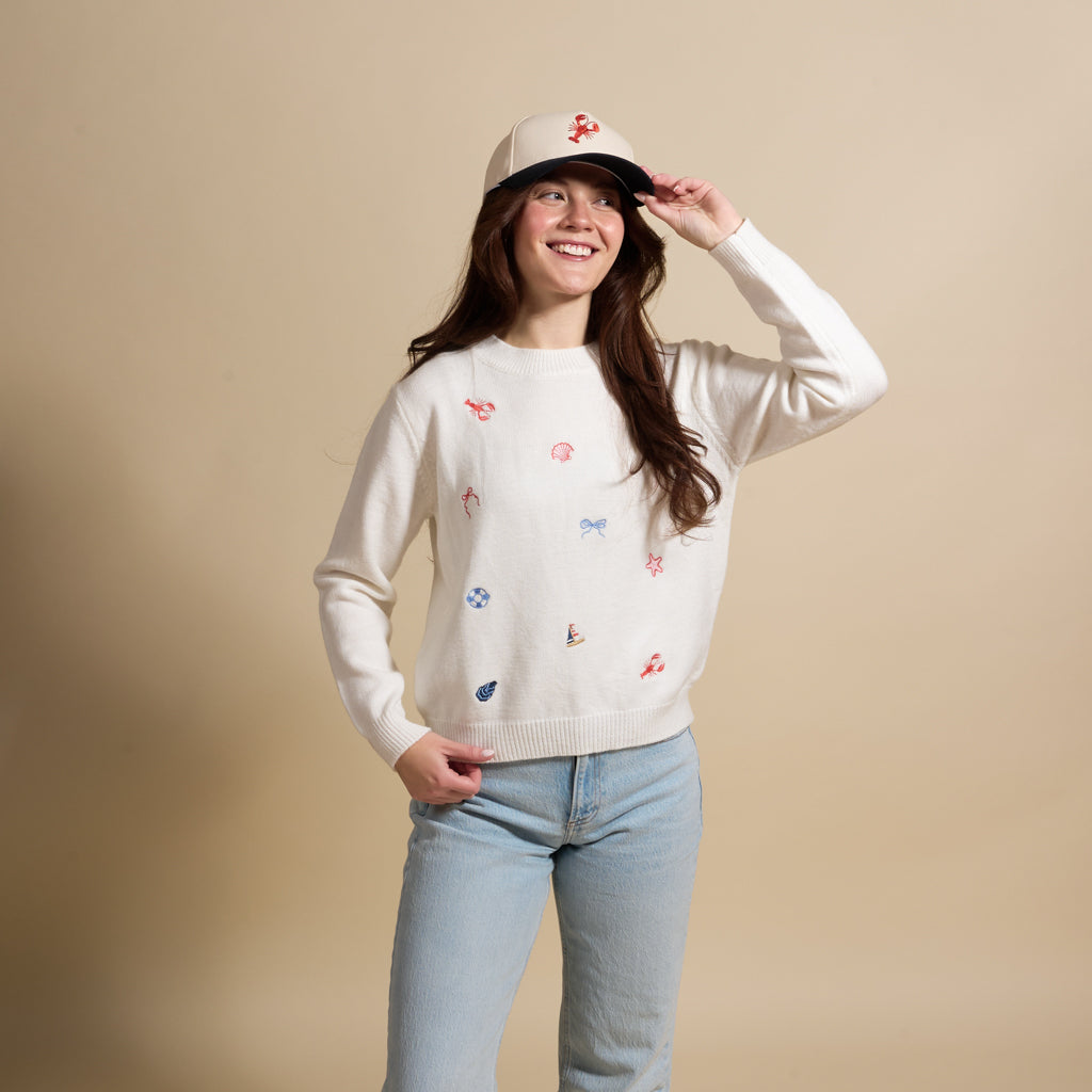 Seaside Haven Refined Knit Sweater