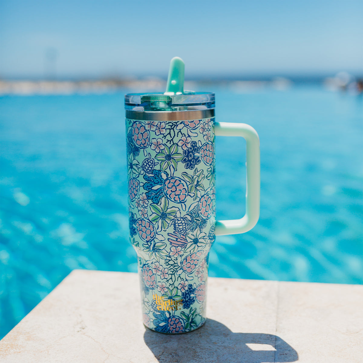Coastal Cove 40 oz Lifestyle Flip Straw Tumbler