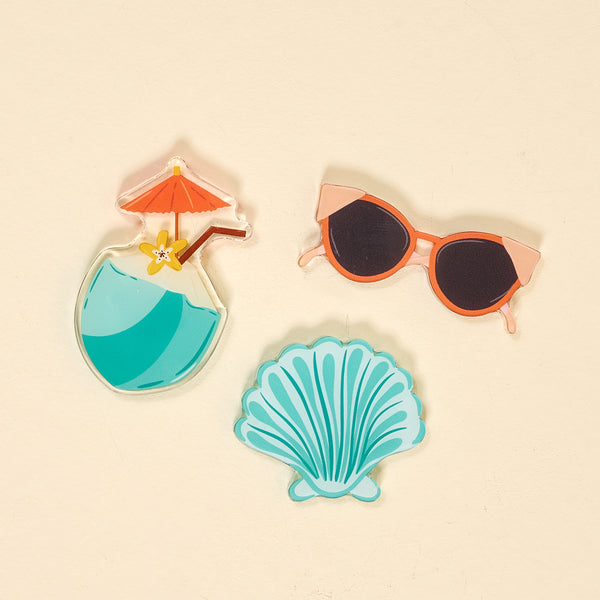 Vacation Vibes Little Magnet Set