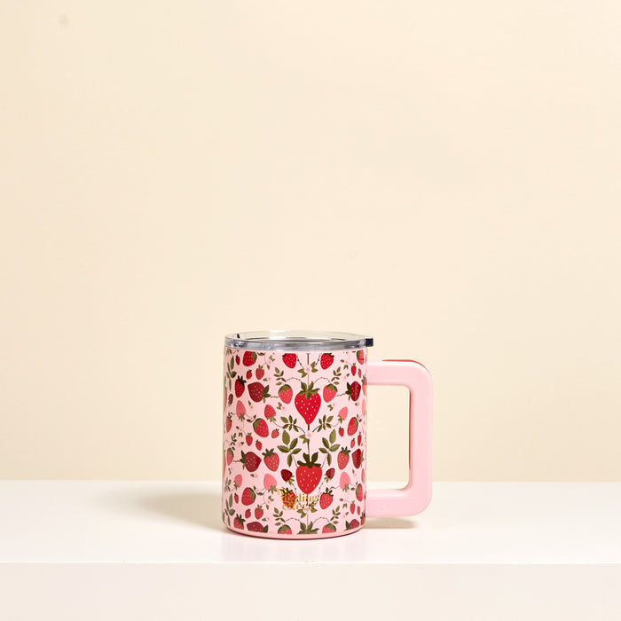 Strawberry Fields 14 oz Insulated Mug
