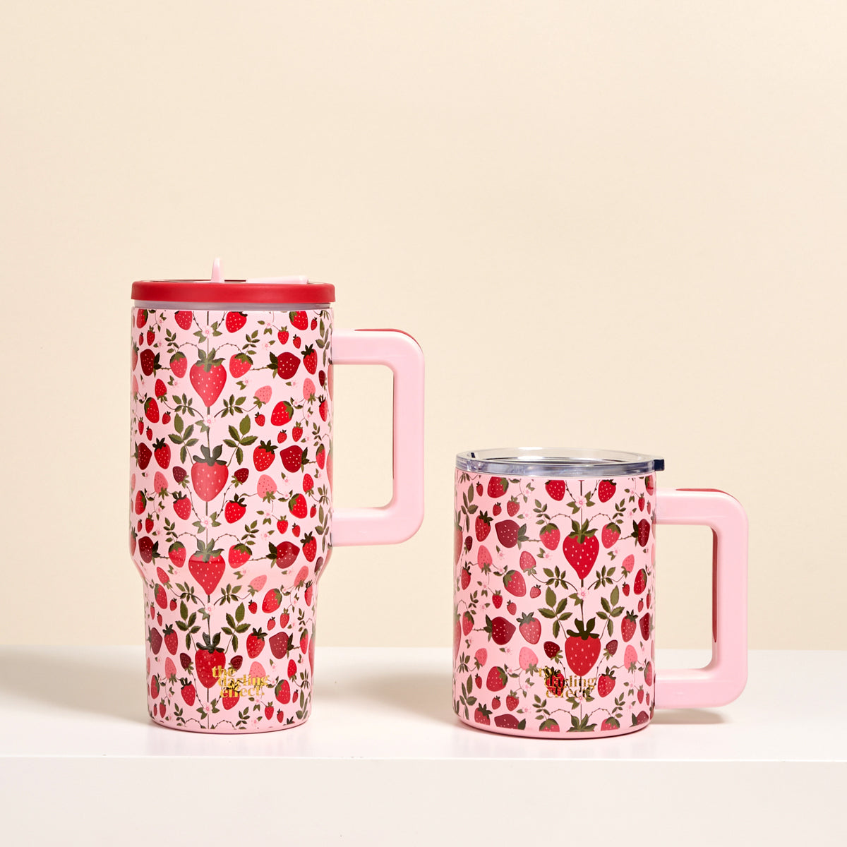Strawberry Fields 14 oz Insulated Mug