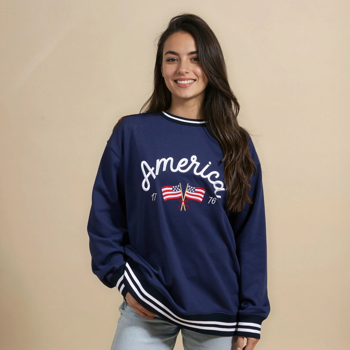 America Oversized Crew