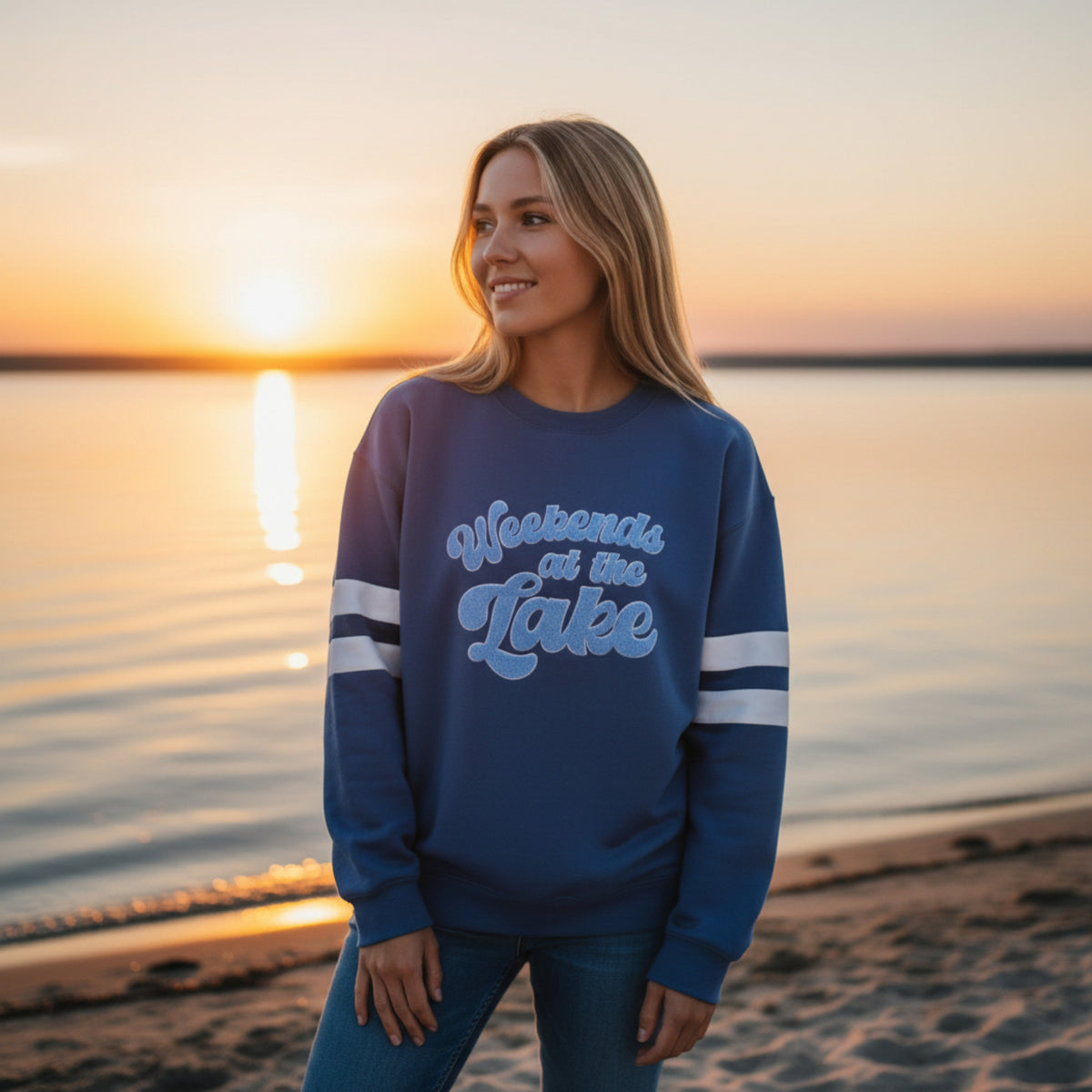 Weekends at the Lake Oversized Crew