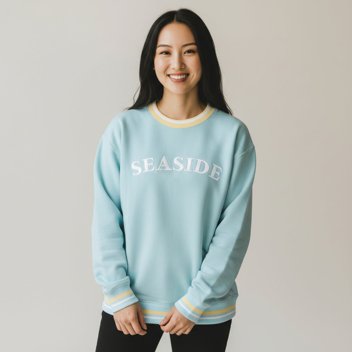Seaside Oversized Crew