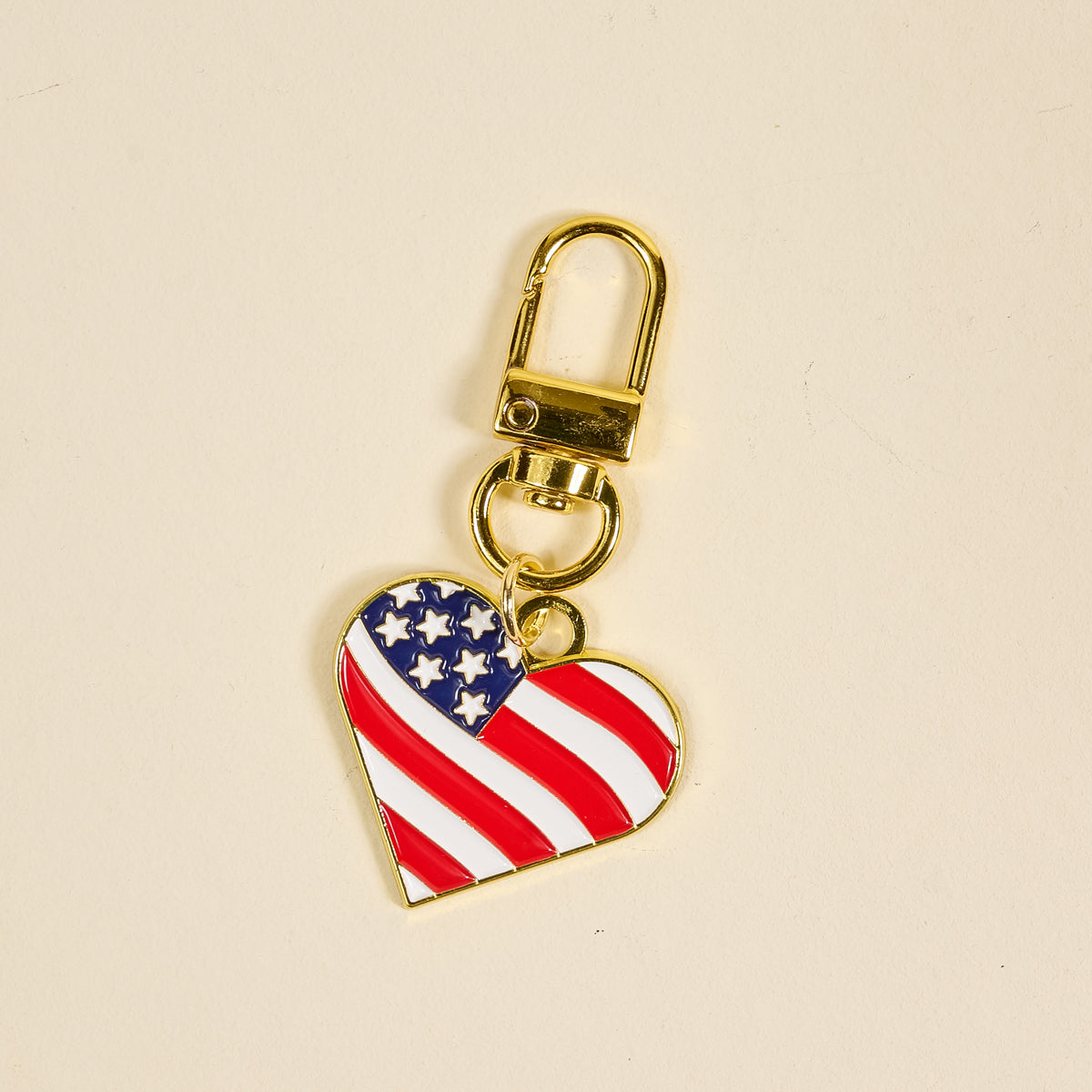 Americana Heart Pawfect Collar Charm