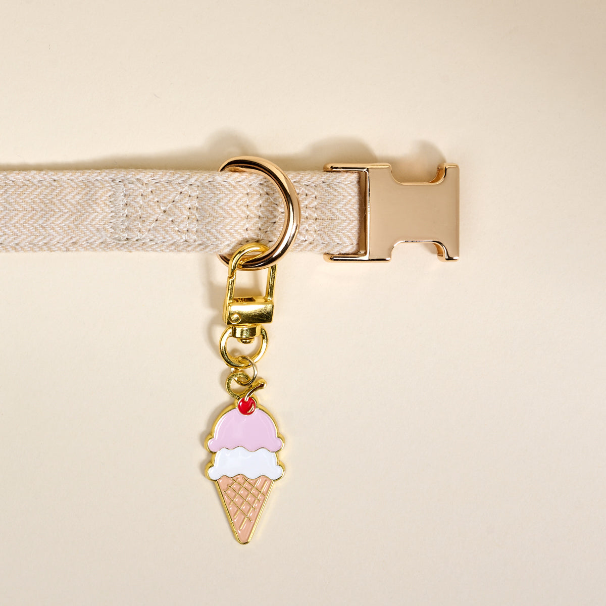 Ice Cream Cone Pawfect Collar Charm