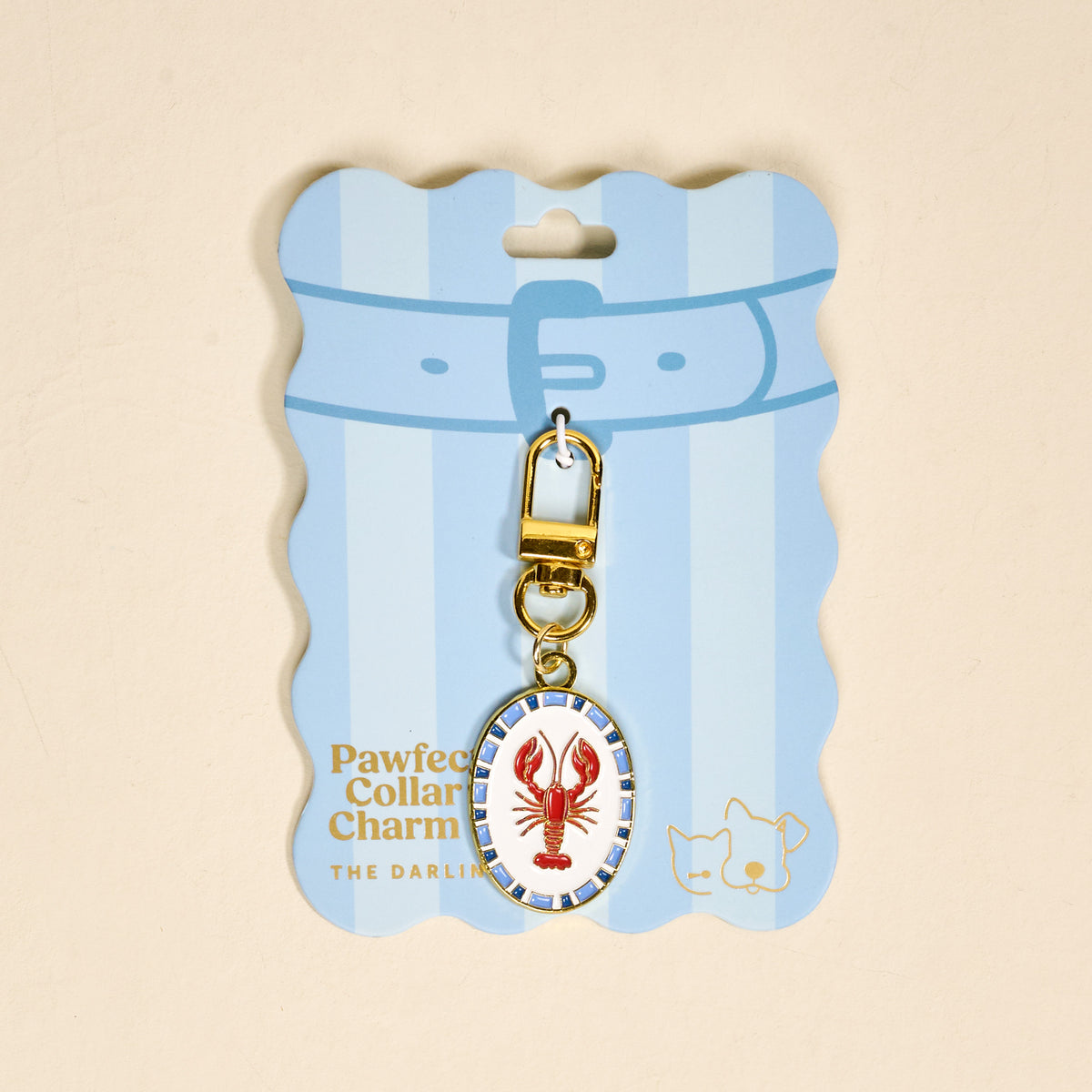 Lobster Pawfect Collar Charm