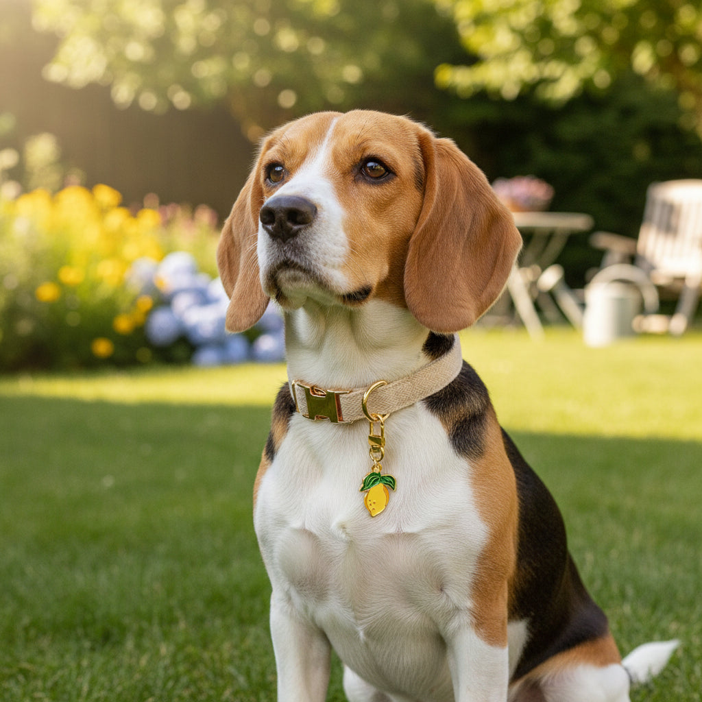 Lemon Pawfect Collar Charm