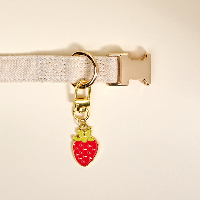 Strawberry Pawfect Collar Charm