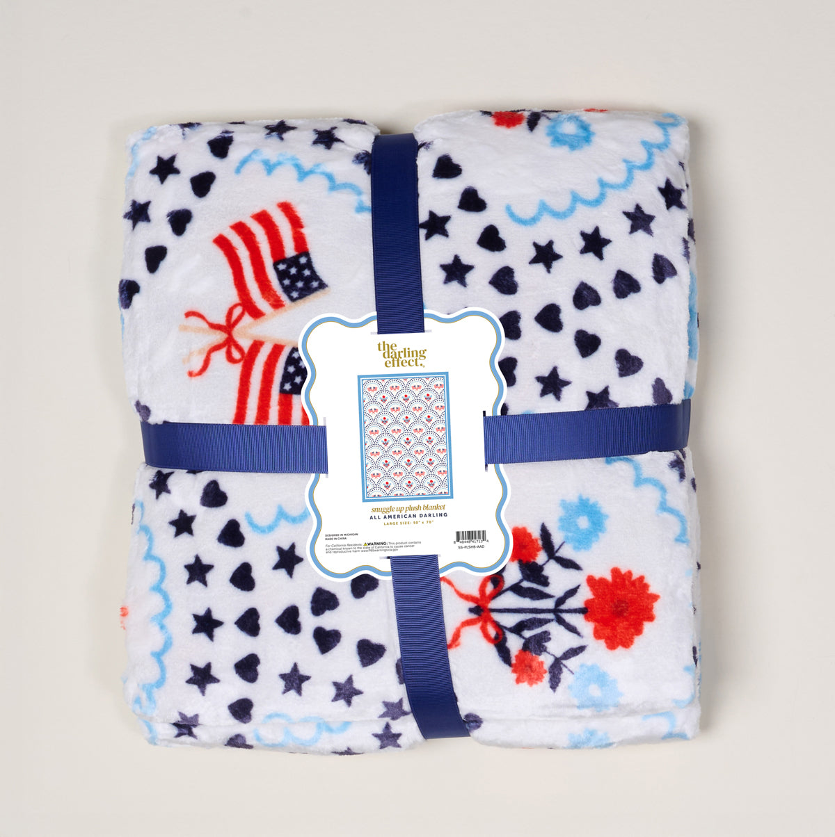 All-American Darling Snuggle Up Plush Blanket