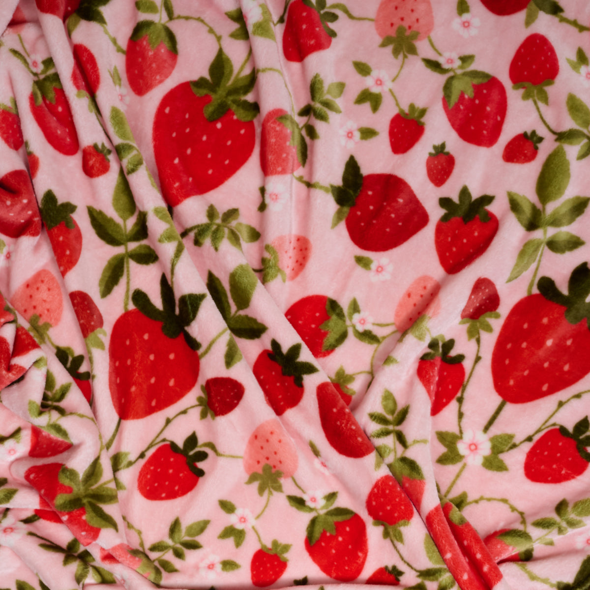 Strawberry Fields Snuggle Up Plush Blanket