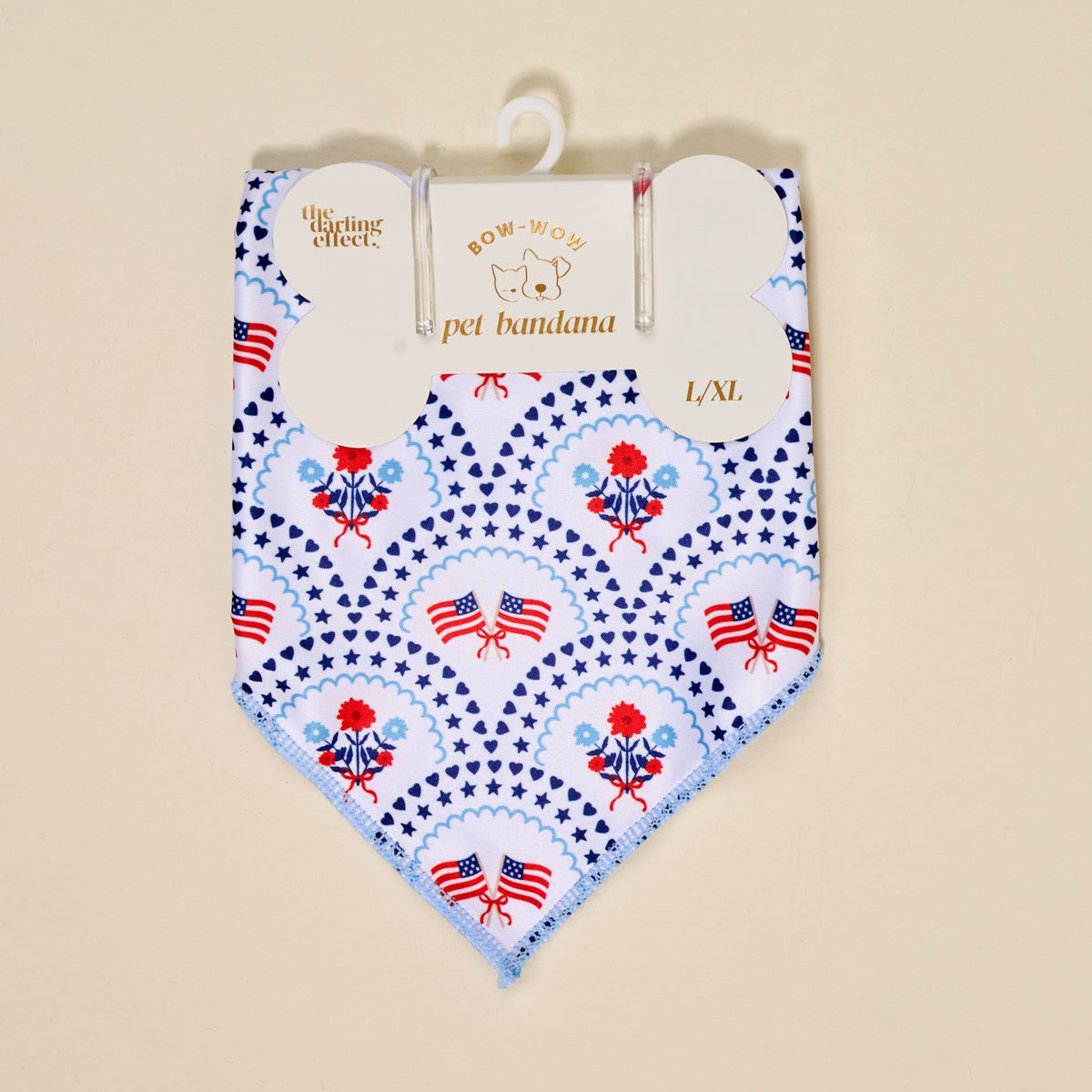 Wow Pet Bandana-All-American Darling Bow