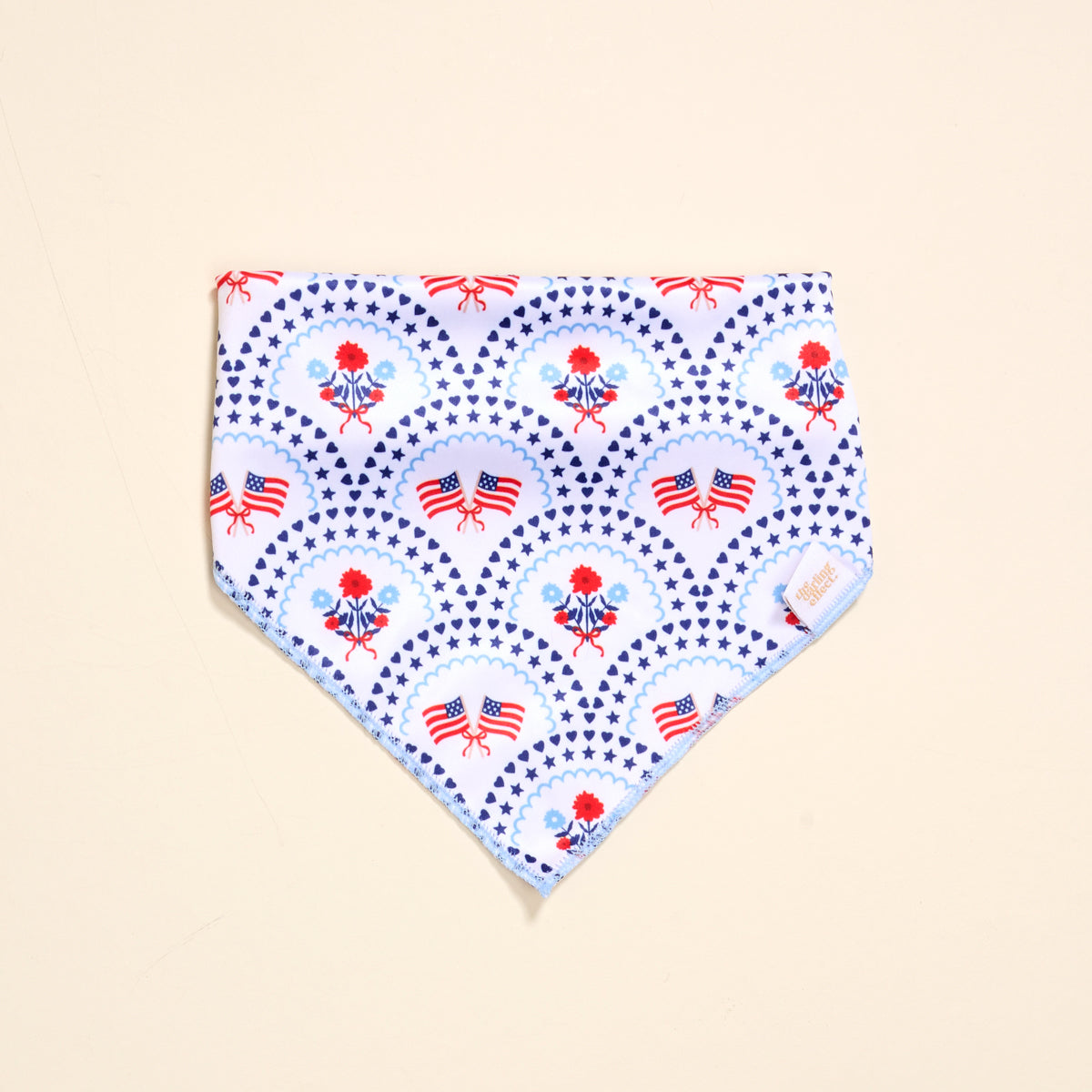Wow Pet Bandana-All-American Darling Bow