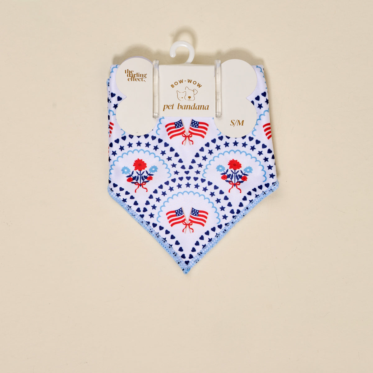 Wow Pet Bandana-All-American Darling Bow