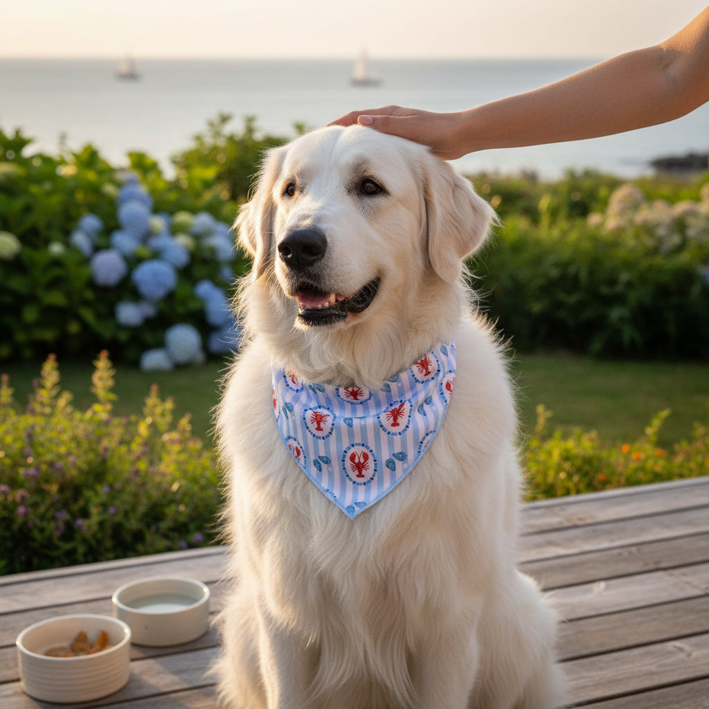 Wow Pet Bandana-Harbor House Bow
