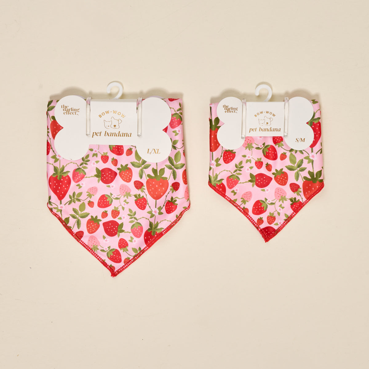 Wow Pet Bandana-Strawberry Fields Bow