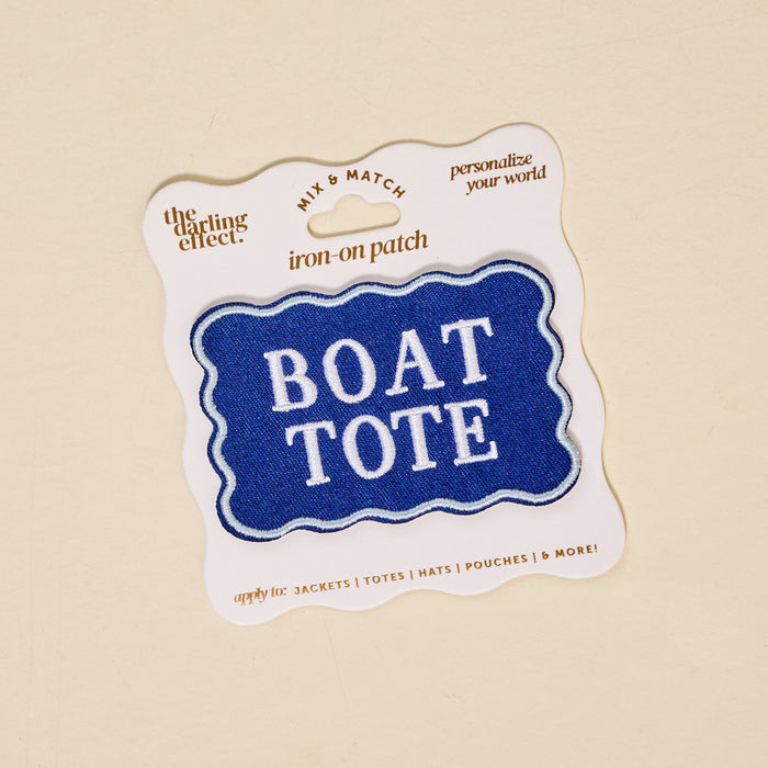 Boat Tote Mix & Match Iron-On Patch