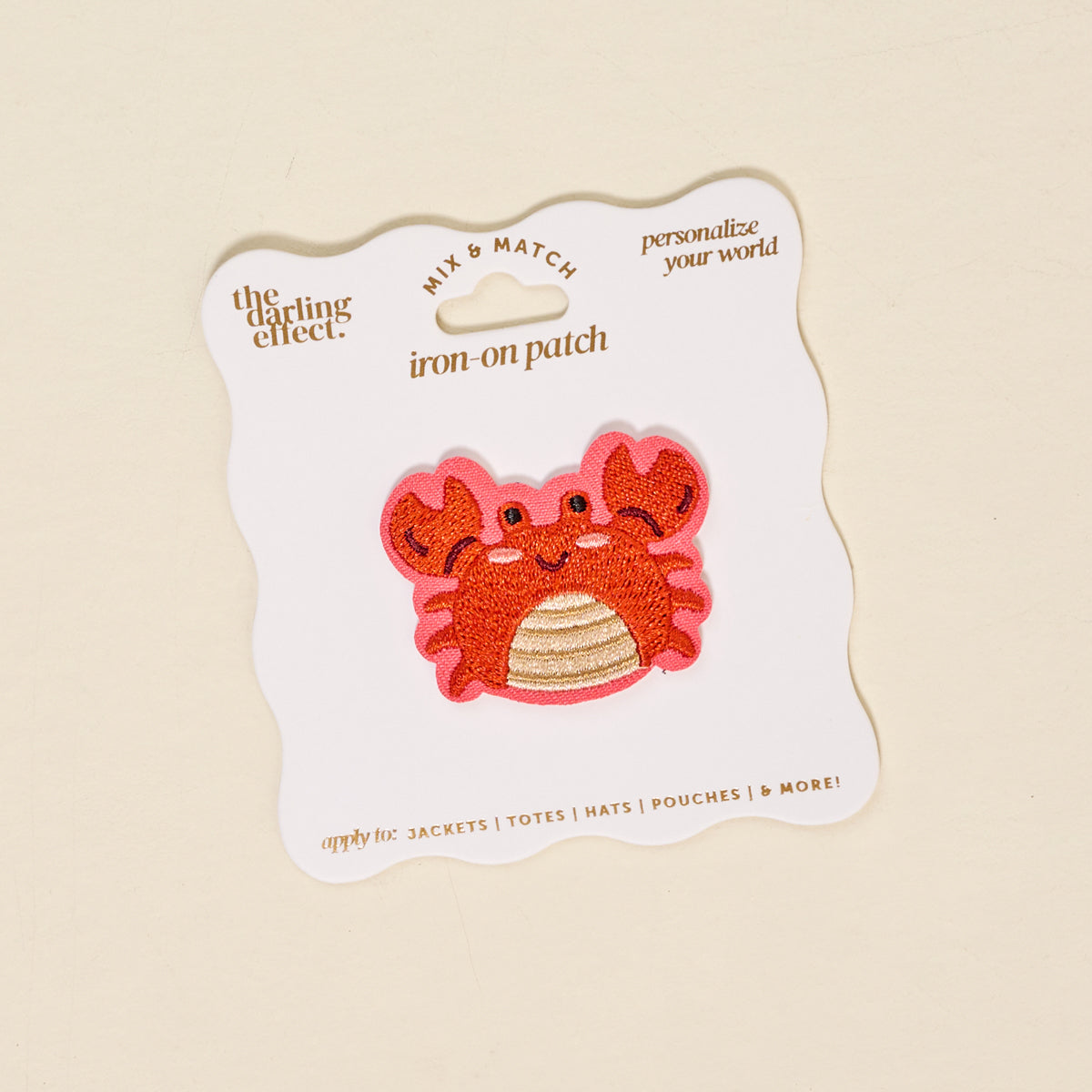 Crab Mix & Match Iron-On Patch