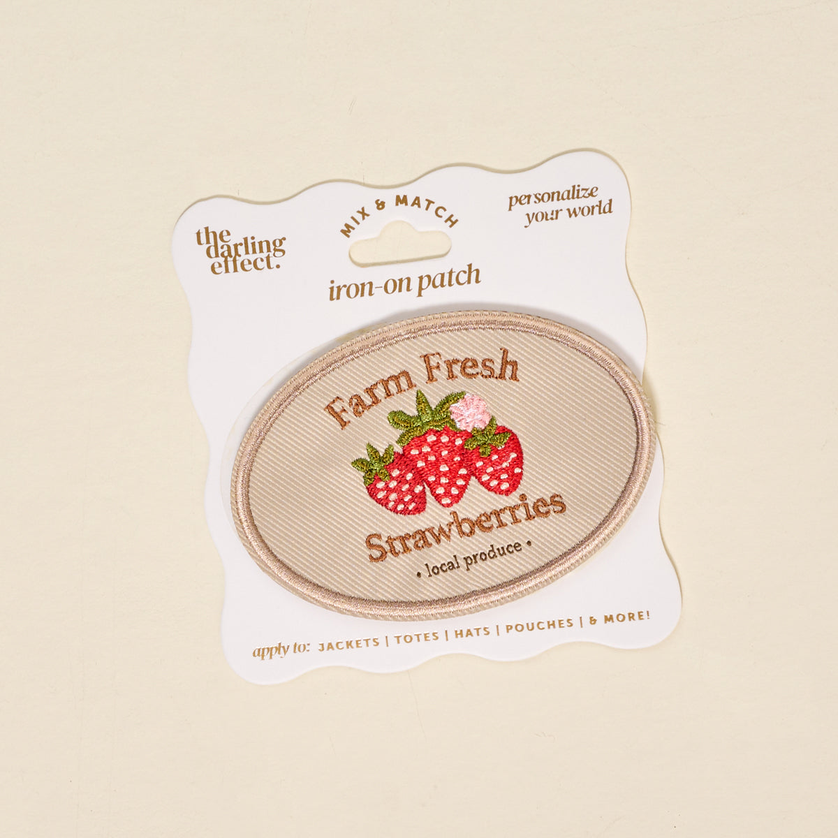 Farm Fresh Strawberries Mix & Match Iron-On Patch