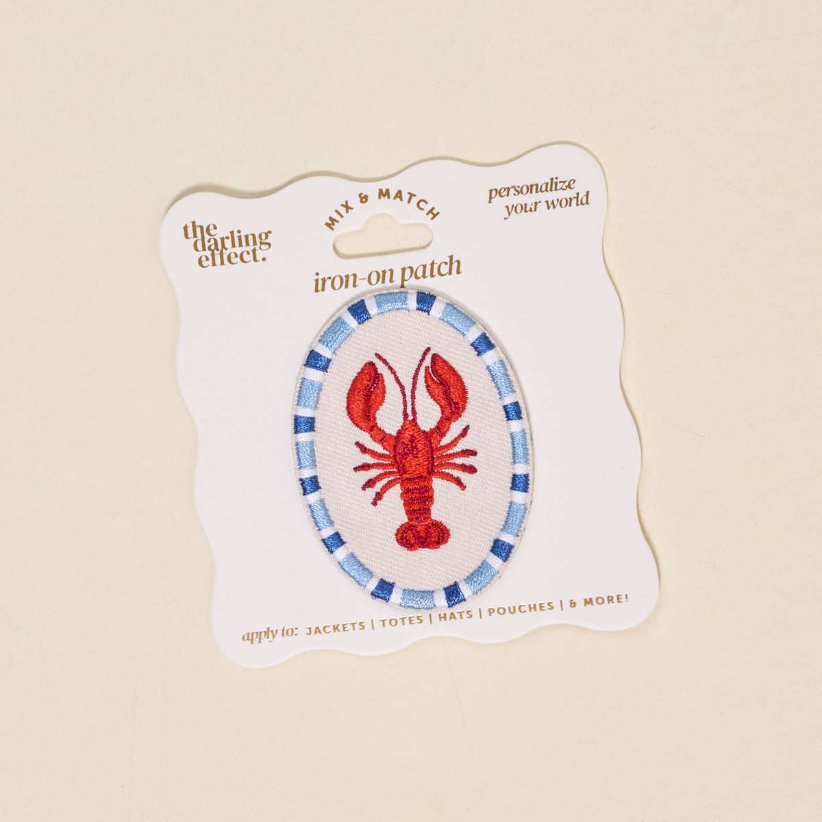 Lobster Mix & Match Iron-On Patch