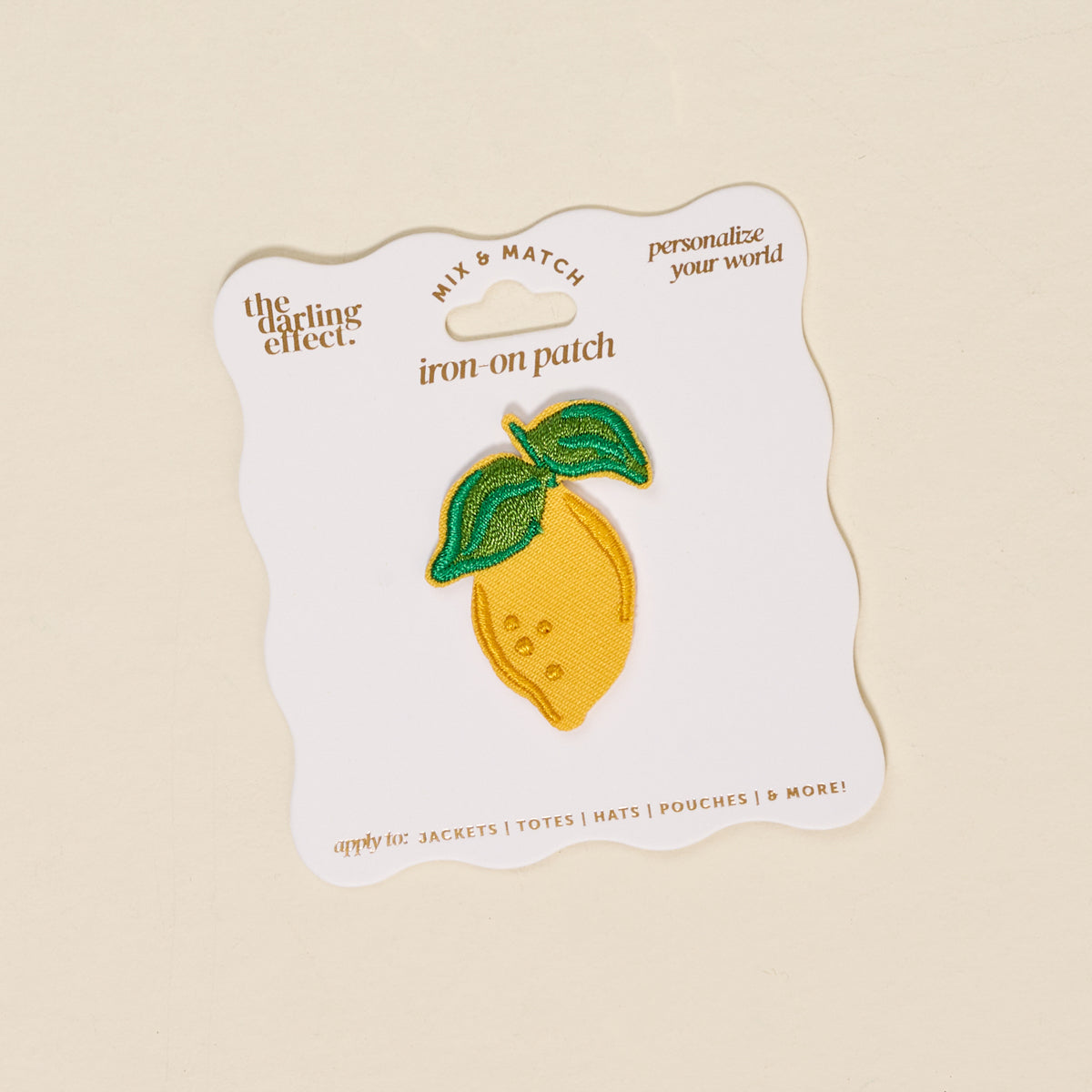 Lemon Mix & Match Iron-On Patch