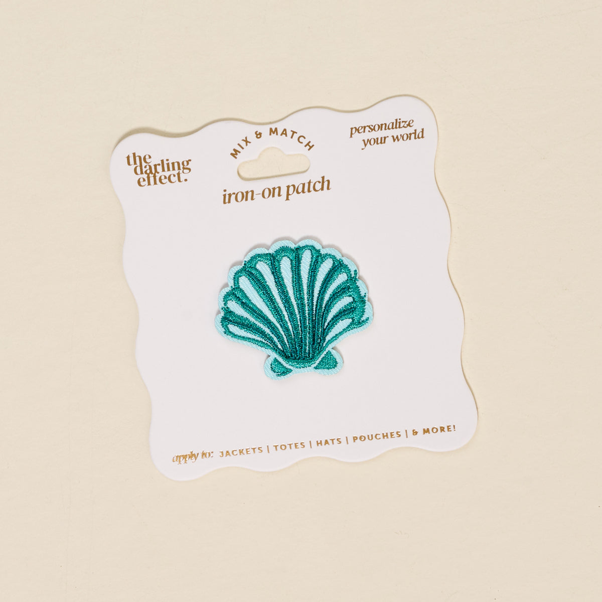 Seashell Mix & Match Iron-On Patch
