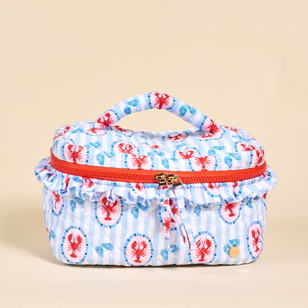 Harbor House Glam & Go Quilted Cosmetic Bag