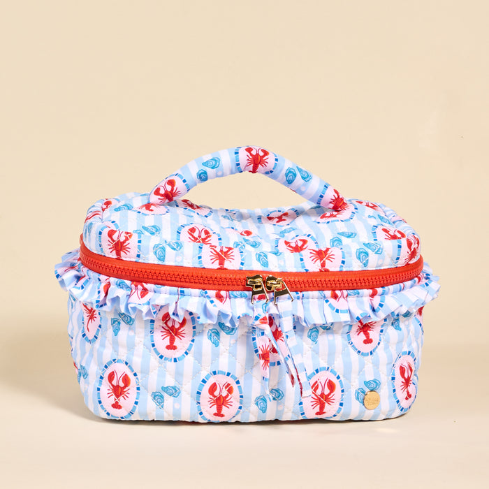 Harbor House Glam & Go Quilted Cosmetic Bag