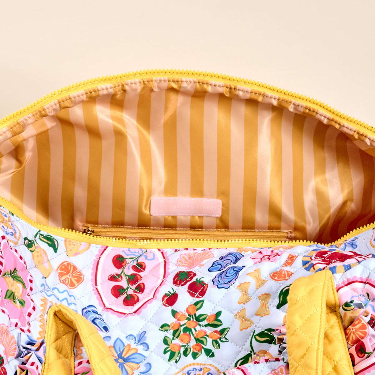 Ciao Bella On-the-Go Quilted Weekender Bag