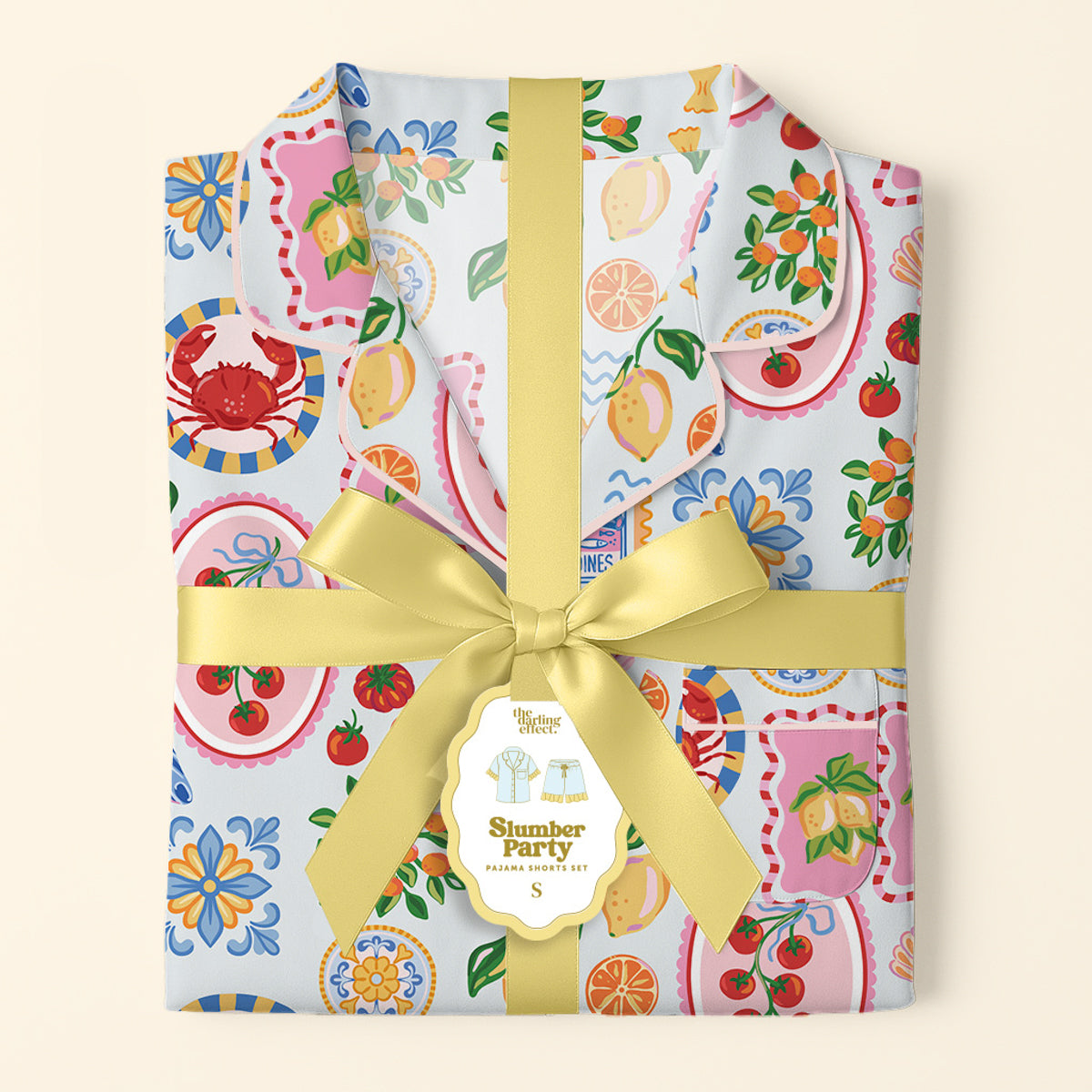 Ciao Bella Slumber Party Pajama Shorts Set