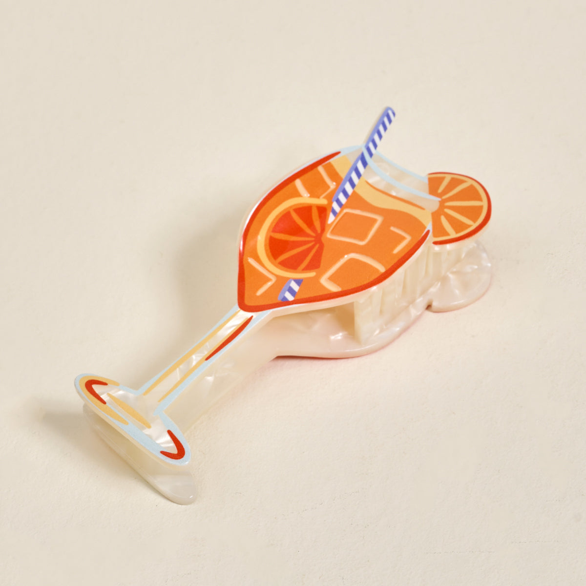 Aperol Spritz Shape Up Claw Clip