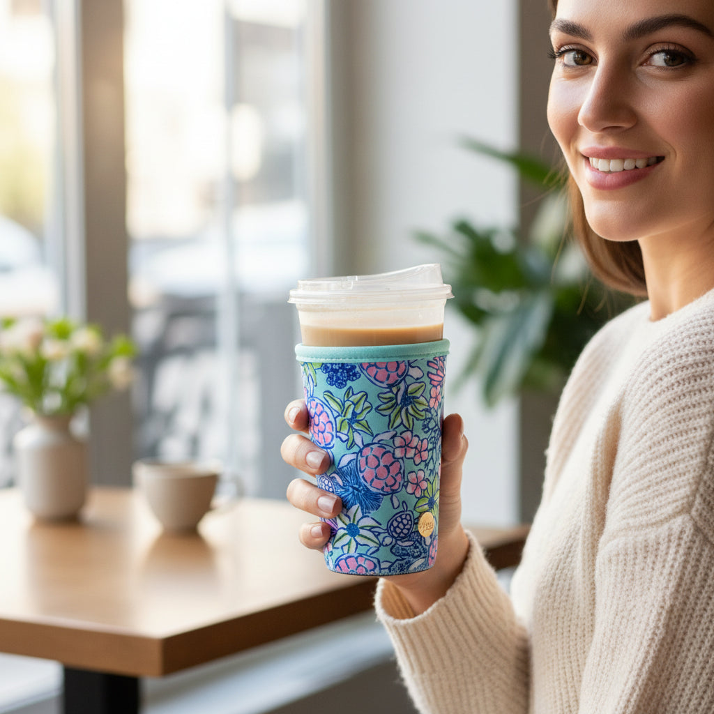 Coastal Cove Sip Savvy Drink Sleeve-Large