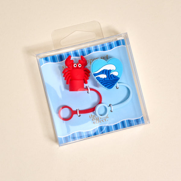 Coast to Coast Straw Topper Set