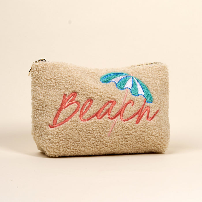 Beach Edit Teddy Pouch