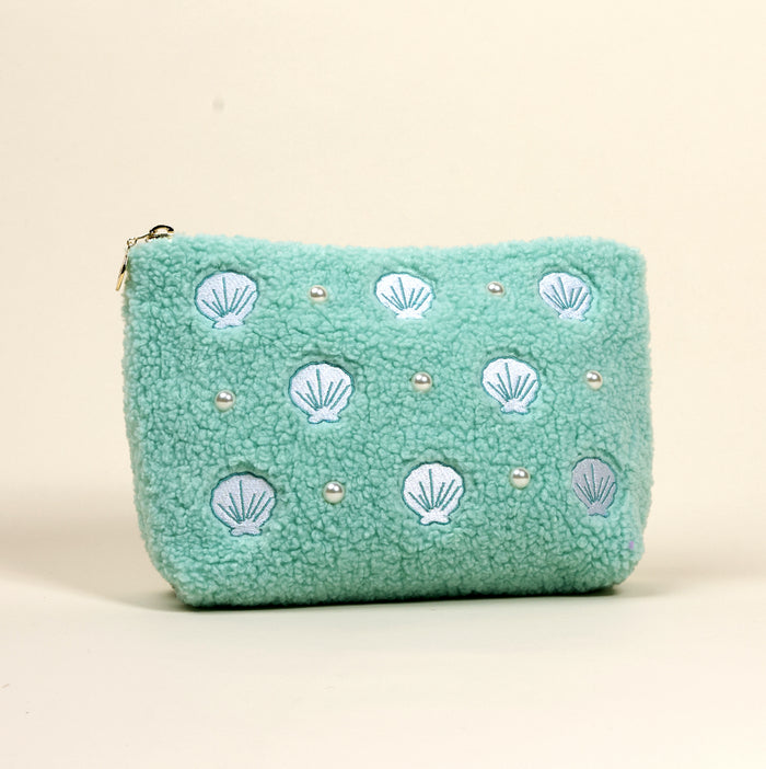 Seashells & Pearls Teddy Pouch