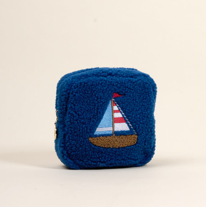 Square Sail Boat Teddy Pouch