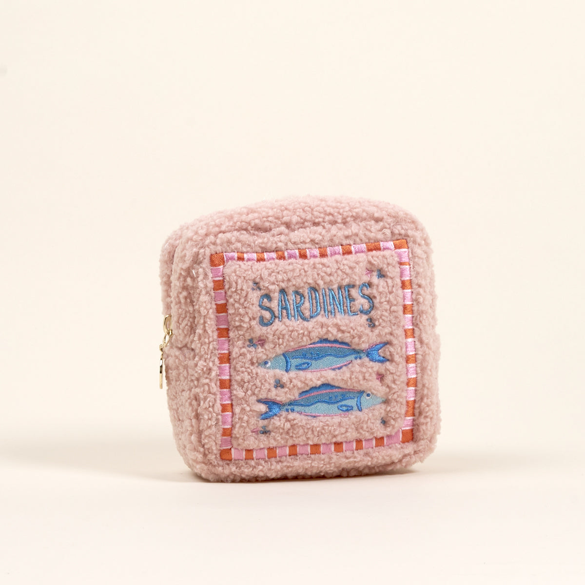 Square Sardines Teddy Pouch