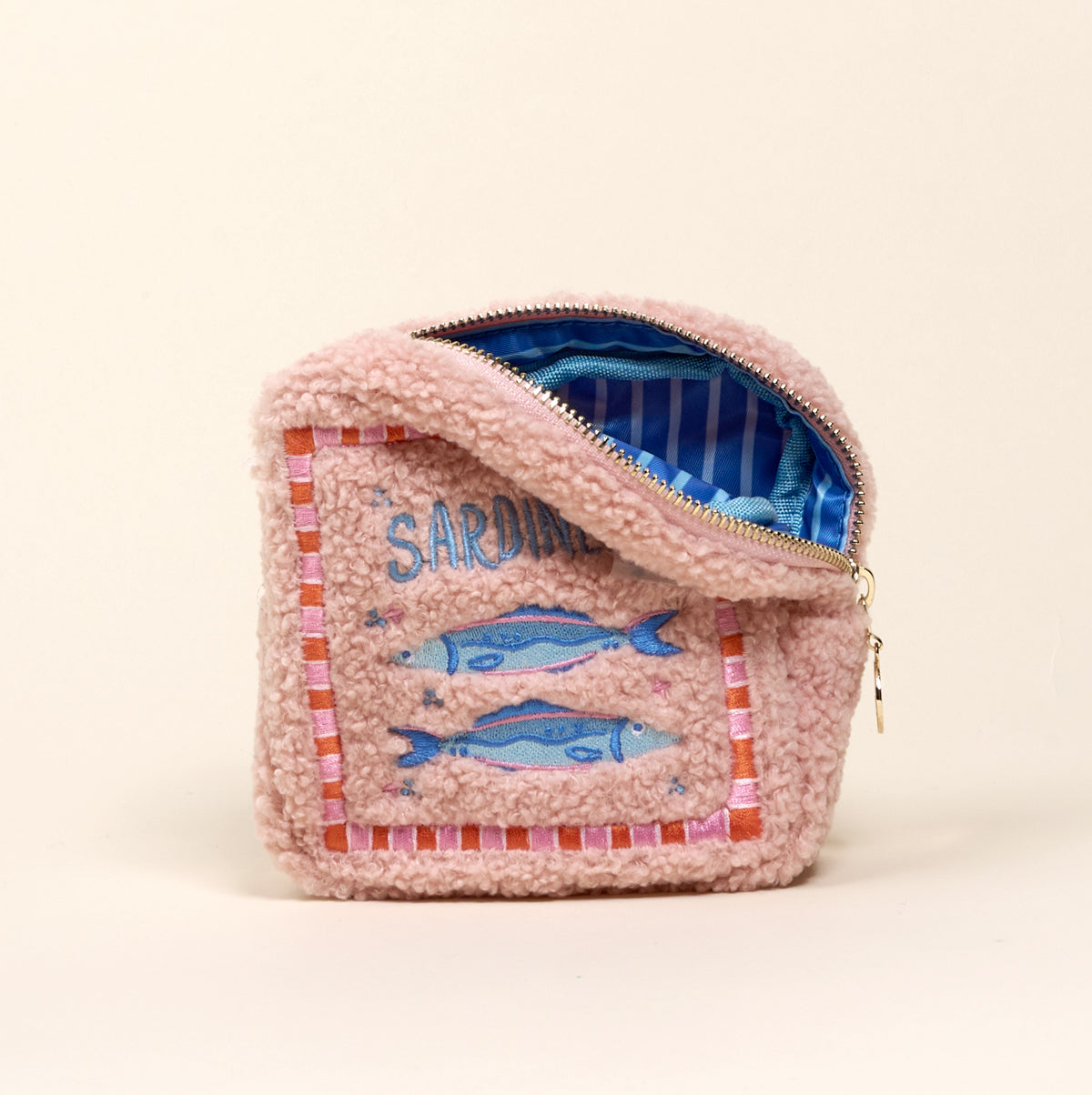 Square Sardines Teddy Pouch