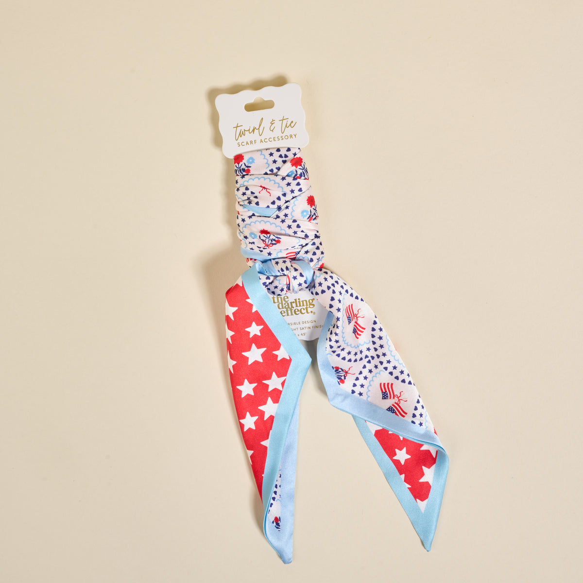 All-American Darling Twirl & Tie Scarf Accessory