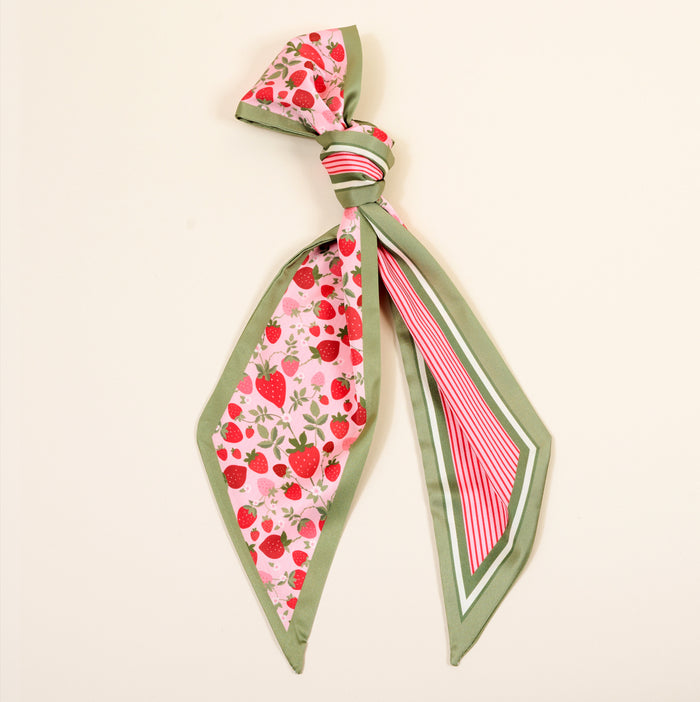 Strawberry Fields Twirl & Tie Scarf Accessory