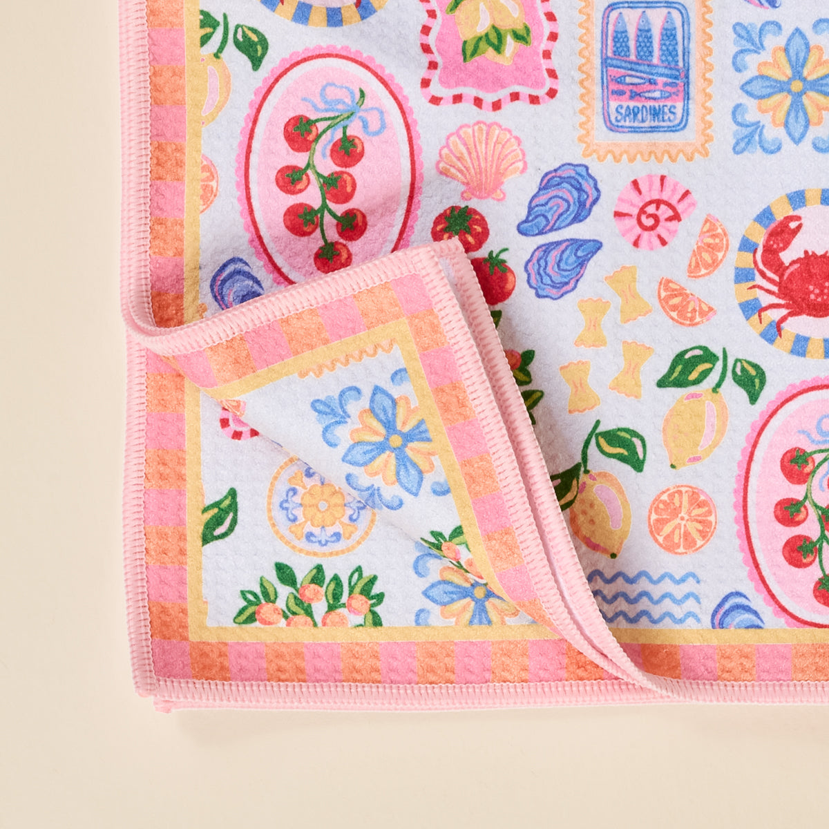 Ciao Bella Waffle Tea Towel