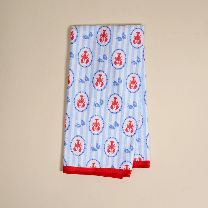 Harbor House Waffle Tea Towel