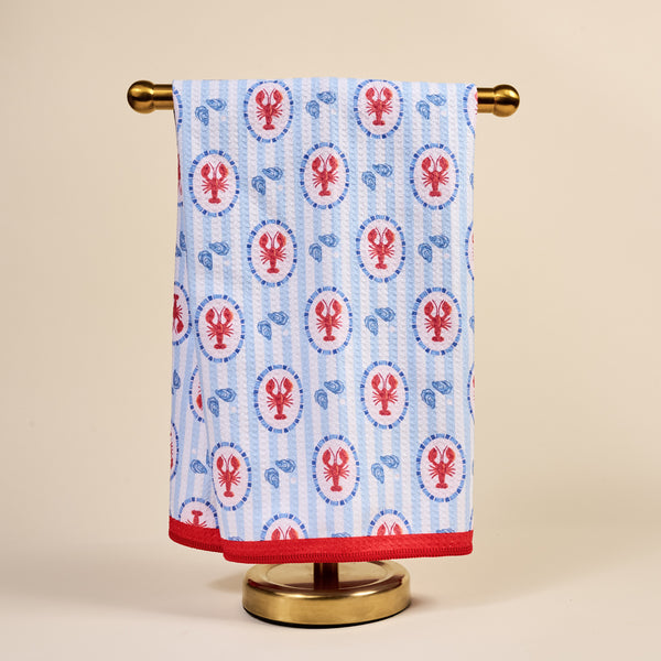 Harbor House Waffle Tea Towel