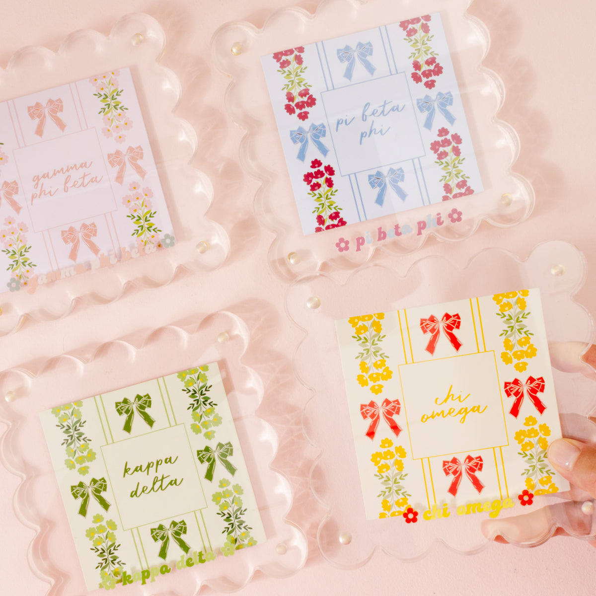 Alpha Chi Omega Acrylic Picture Frame